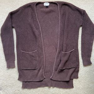Long Brown Cardigan